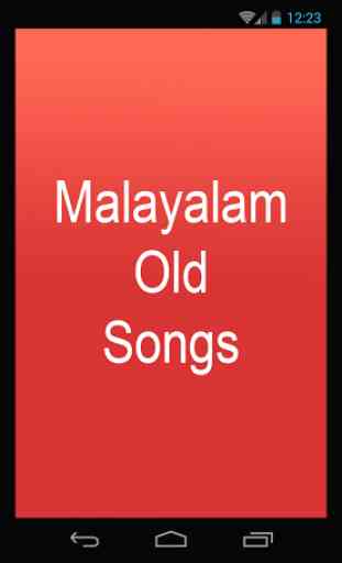 Malayalam Old Songs 1