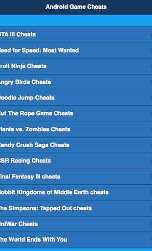 Mobile Game Cheat Codes - 2015 1