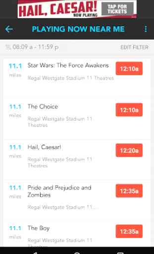 Moviefone - Movies & Showtimes 3