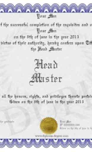 My certificate 3