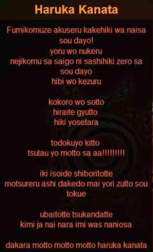 Naruto Theme Songs Lyric 4
