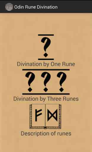 Odin Rune Divination 1