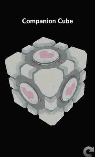 Portal Companion Cube 1