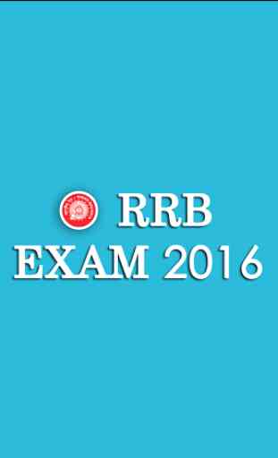 RRB EXAM 2016 FREE PRACTICE 1
