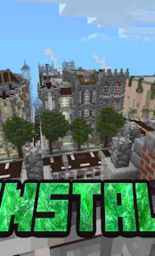 Silverhills city map for MCPE 1