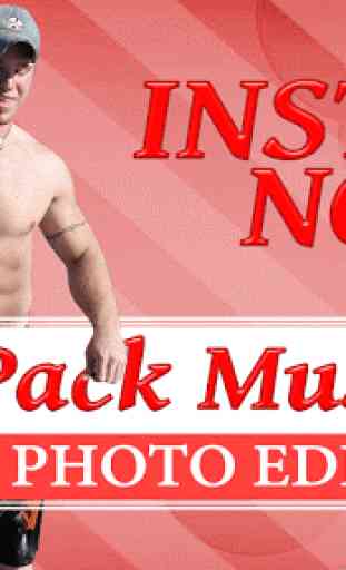 Six Pack Muscles Photo Editor 3