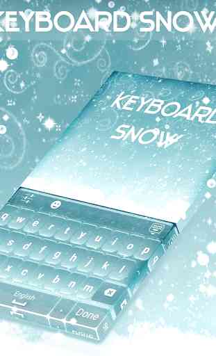 Snow Keyboard Theme 1