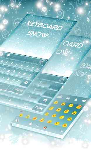 Snow Keyboard Theme 2