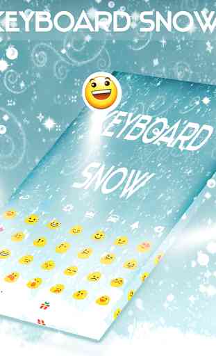 Snow Keyboard Theme 3