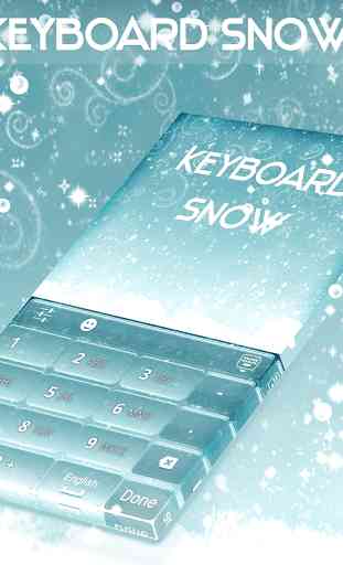 Snow Keyboard Theme 4