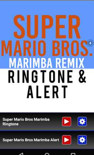 Super Mario Bros Marimba Tone 1
