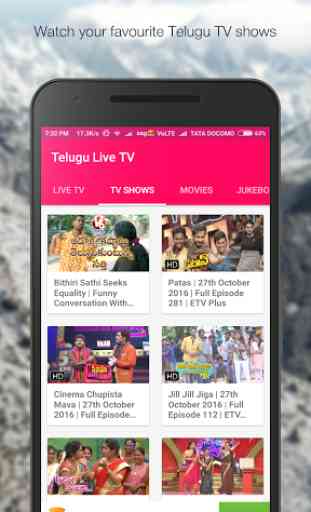 Telugu Live TV,Movies & Shows 3
