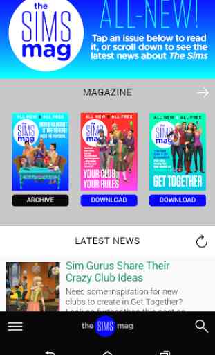The Sims Magazine 1