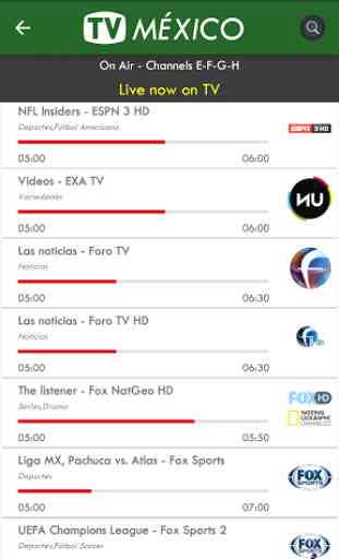 TV Channels Mexico 3