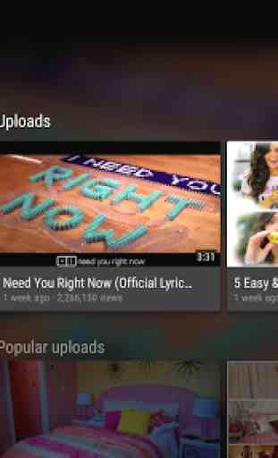 YouTube for Android TV 1