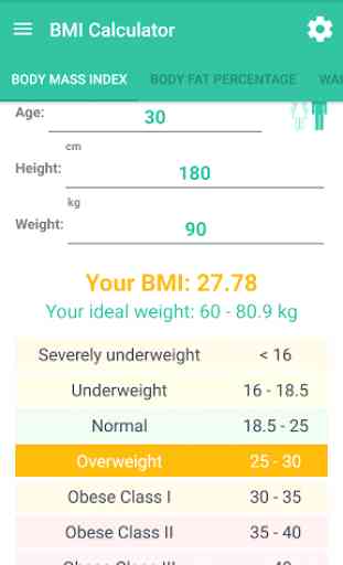 BMI Calculator - Weight Loss 2