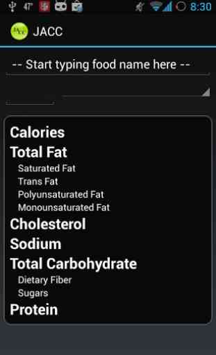 Carb/Calorie Counter 2