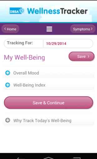 DBSA Wellness Tracker 2