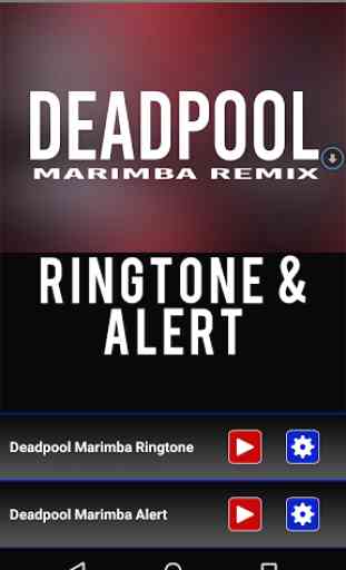 Deadpool Marimba Ringtone 1