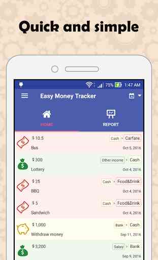 Easy Money Tracker 1