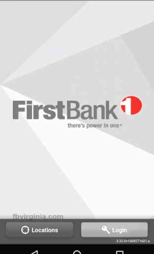 First Bank - Mobile Banking 1