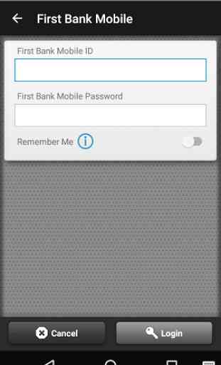 First Bank - Mobile Banking 2