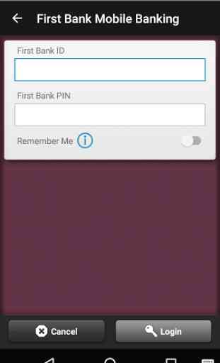 First Bank Mobile Banking 2