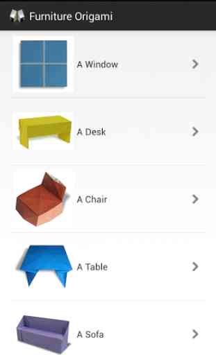 Furniture Origami 3