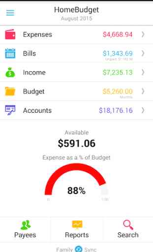 Home Budget with Sync 1