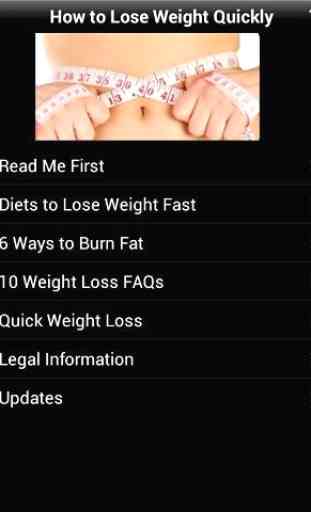 How To Lose Weight Quickly 1