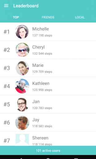 Leaderboard for FitBit 2