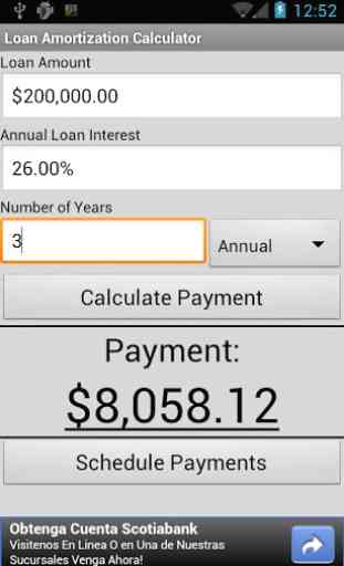 Loan Amortization Calculator 1