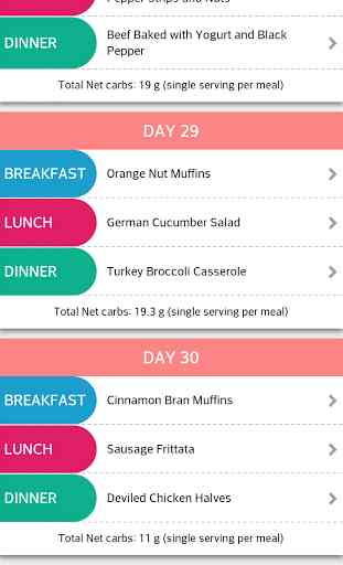 Low Carb Diet Plan (30 Day) 2