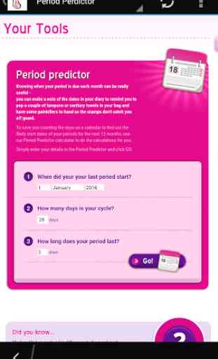 Menstrual & Ovulation Calendar 3