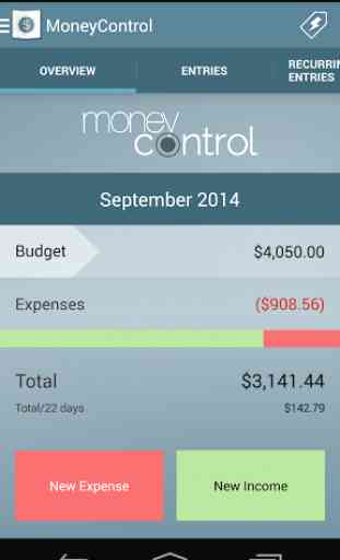 MoneyControl Expense Tracking 1