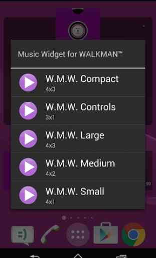Music Widget for WALKMAN™ 3