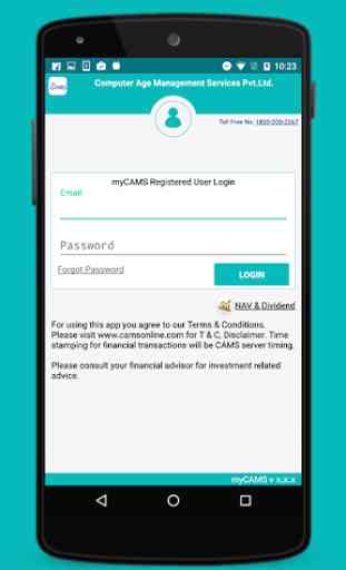 myCAMS Mutual Fund App 1
