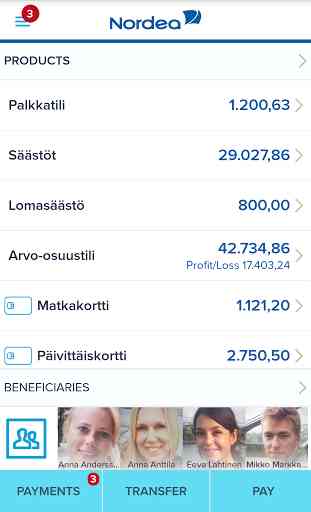 Nordea Mobile Bank – Finland 2