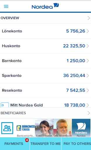Nordea Mobile Bank – Sweden 2