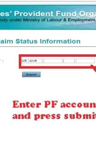 PF Claim Status – EPF India 3