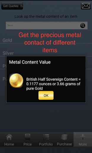 Precious Metals Prices Free 4