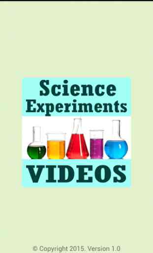 Science Experiments VIDEOs 1