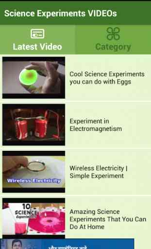 Science Experiments VIDEOs 2