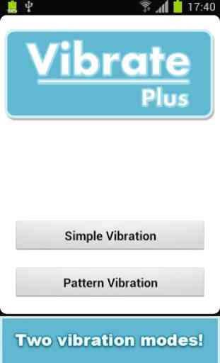 Vibrate Plus 1