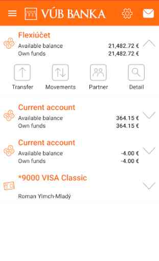 VÚB Mobile Banking 1