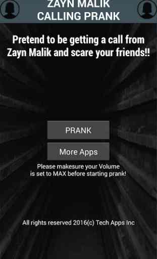 Zayn Malik Calling Scare Prank 4