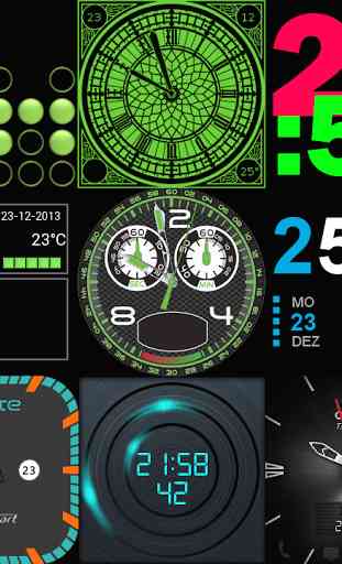 27 Watch faces for Wear & Sony 1
