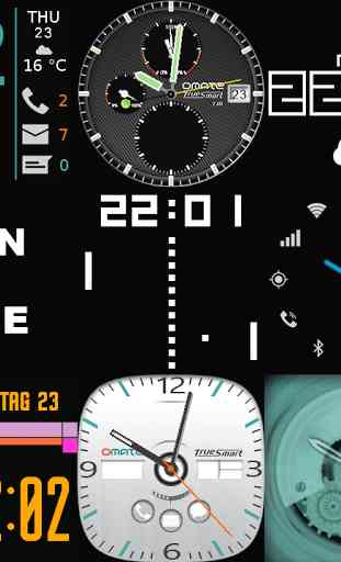 27 Watch faces for Wear & Sony 3