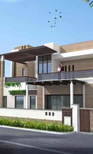 3D Home Exterior Design 4