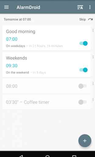AlarmDroid (alarm clock) 1